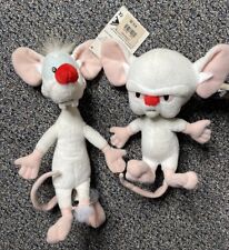 Vintage Pinky And The Brain Plush 1995 Warner Bros Studio Store NWT picture