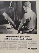 1942 B. F. Goodrich Rubber Fortune WW2 Print Ad Q1 Machine Product Development picture