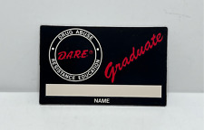 D.A.R.E. Graduate Card Vintage NOS Unused DARE picture