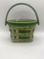 Longaberger 2022 St Patrick's Day Basket & protector NEW picture