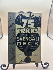 Svengali Cards Deck 75 Magic Tricks Al Stevenson 1964 Illusions Vintage Book picture
