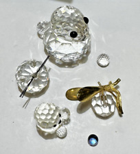 Vintage Swarovski Lot Faceted Crystal Glass Figurine Pieces Crafts Decorative Cd picture