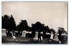 c1910's Decoration Day Cemetery Memorial Horseheads NY RPPC Photo Postcard picture