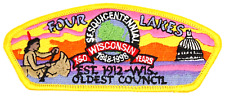 1998 Non-Error/Correct Date Version Four Lakes Council CSP Patch Wisconsin BSA picture