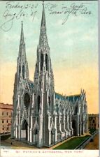 Postcard St. Patrick's Cathedral Church NY New York c.1901-1907            K-427 picture