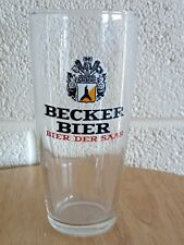 German - Becker Bier/Bier Der Saar Beer Glass 7