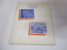 Vintage SU 25th Reunion Program Book - SYRACUSE UNIVERSITY - Class of 1942 picture