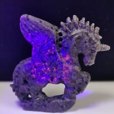 Natural The Flame's Stone, Quartz Mineral Specimens, Hand-Carved Pegasus Unicorn picture