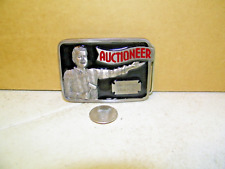 Auctioneer Vintage Belt Buckle The Sound That Sells 1996 C&J Inc. picture