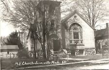 METHODIST CHURCH vintage real photo postcard rppc JONESVILLE MICHIGAN MI picture