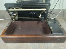 Vintage Singer Sewing Machine Model 99 with Wooden Case picture