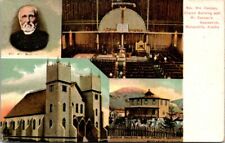 c1910 William Duncan Church and House Metlakatla Alaska Vintage Postcard picture