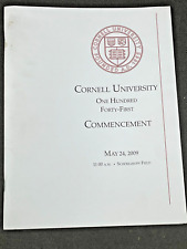 Cornell University 2009 Commencement Graduation Booklet Ithaca, NY picture