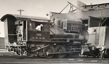 Chicago Burlington & Quincy Railroad CBQ CB&Q #302 0-6-0 Locomotive Photo 1948 picture