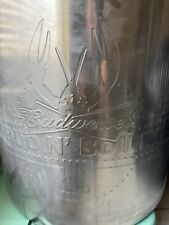 Rare Budweiser Bud And Boil Crawfish Seafood 60 QT Boiling Pot picture