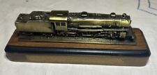 Vintage Brass Steam Train Locomotive Engine 65000 Paperweight  picture