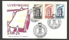 1956 Luxembourg Europa FDC 15 09 picture