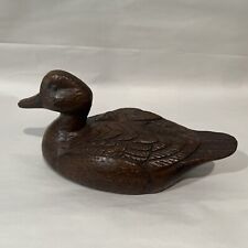 Vintage Red Mill Hand Carved Wooden Duck-10 5/8