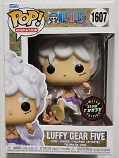 Funko Pop One Piece Gear Five (5) Luffy 1607 Glow CHASE w/Protector IN HAND picture