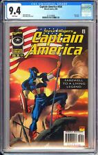 Captain America 454 CGC 9.4 1996 4172779009 Flag Cover Last Issue Key Scarce picture