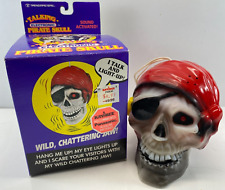 Vintage Trendmasters Talking Electronic Pirate Skull Sound Activated picture
