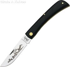 CASE XX KNIFE- LARGE SOD BUSTER - BLACK HANDLES #092 - S/STEEL BLADE- 4 5/8
