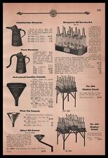 1931 Dover Steel Flexo Measures Marquette Oil Service Set Stand Vintage Print Ad picture