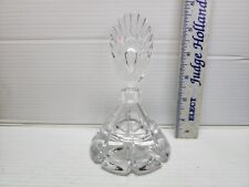 Vintage Cut Crystal Perfume Bottle With Stopper Flawless Shape Art Deco Shape picture