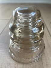 Set Of 6 Perfect Shape Vintage Antique Glass Maydwell-42 Insulators picture