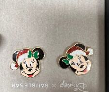 *New* Baublebar x Disney Minnie Mouse Santa Hat & Green Bow Christmas Earrings picture