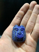 Gorgeous SEKHMET's Head as a lion made from the Unique Real Lapis lazuli picture