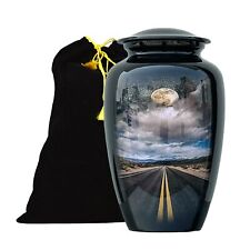 Road path Metal Urns for elegant funeral cremation ash keepsake urn for Adults picture