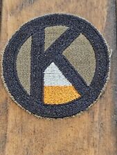 WWI US Army 95th Infantry Division Signal Battalion Twill Base Patch L@@K picture