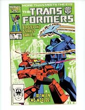 Transformers #18 Comic Book 1986 VF/NM Bob Budiansky Herb Trimpe Marvel Blaster picture