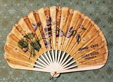 Vintage Advertising Hand Fan, French, Ca. 1910s-1920s picture