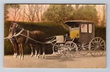 Charlottesville VA-Virginia President Monroe Carriage, Antique, Vintage Postcard picture