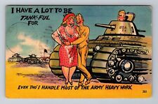 General Greeting, Humorous Card, Antique Vintage c1944 Souvenir Postcard picture