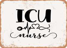 Metal Sign - Icu Nurse - Vintage Look Sign picture