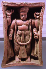 Vintage Vishnu India Carved Encased Statue picture