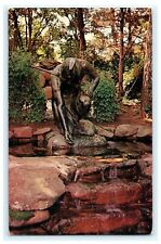 Menotomy Indian Statue Arlington MA Massachusetts Vintage Postcard  picture