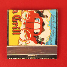 VINTAGE RED COACH GRILL RESTAURANT BOSTON HARTFORD MATCHBOOK MATCHES RARE  picture