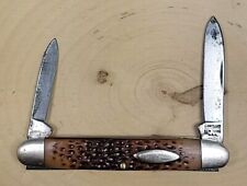 Vintage Camillus New York USA #41 2 Blade Senator Pen Pocket Knife picture