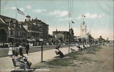 Revere Beach,MA Boulevard View Suffolk County Massachusetts Postcard Vintage picture