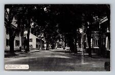 Wickford RI-Rhode Island, Main Street, Advertising, Vintage c1906 Postcard picture