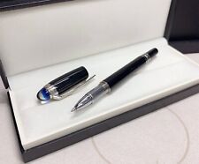 Luxury Blue Planet Series Black Color 0.7mm Rollerball Pen NO BOX picture