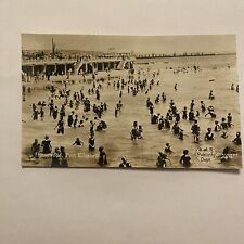 Humewood,Port Elizabeth SAR Dept Postcard Of Beach So Africa RPPC undivided back picture
