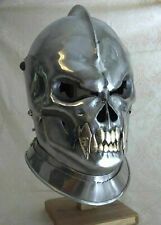 Medieval Skull Helmet Old Demonic Face Helmet Battle-ready Historical Trea CH145 picture