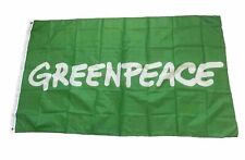 BRAND NEW Greenpeace Flag 5ft by 3ft - Climate Change environmental Impact picture