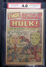 Journey Into Mystery #112 CPA 4.0 SINGLE PAGE #1/2  Hulk vs Thor Splash Page picture