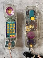 Vintage 1990'S Conairphone See Through Retro Touchtone Phone w/ Original Cord picture